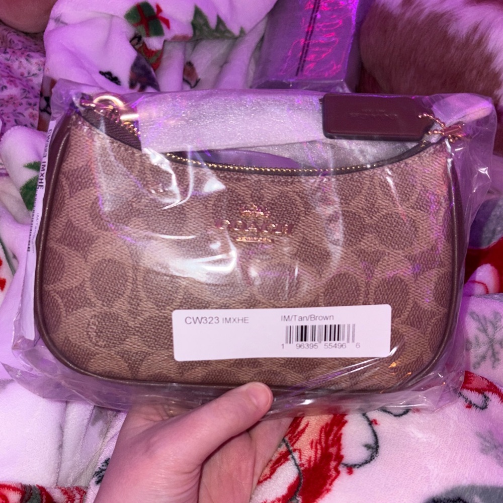 Coach Mini Terri Bag in Signature Canvas